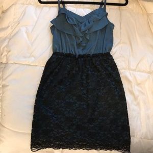 Dress and black lace top/dress